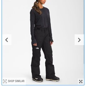 The North Face black snow pants